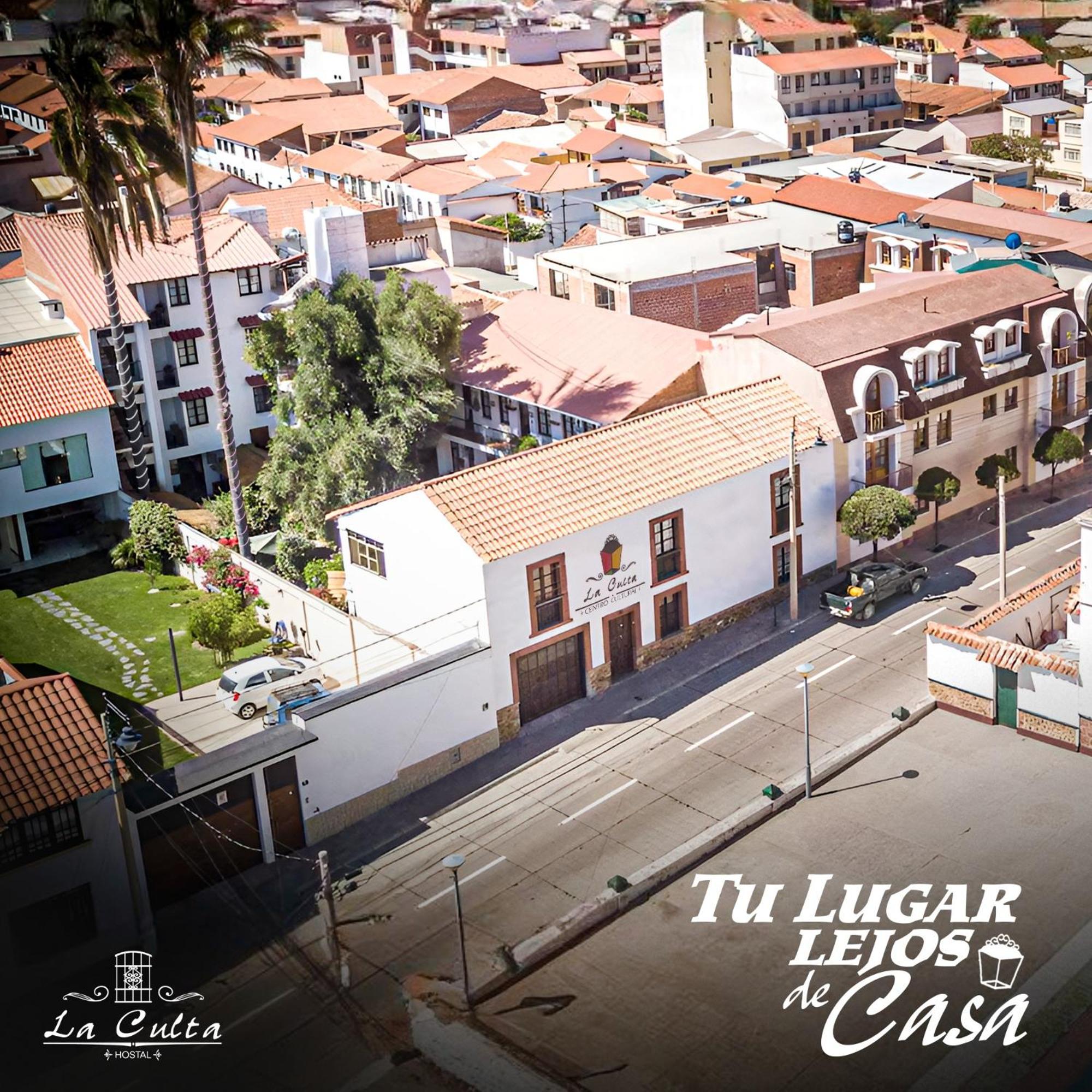 La Culta Centro Cultural Y Hostal Sucre Exteriör bild